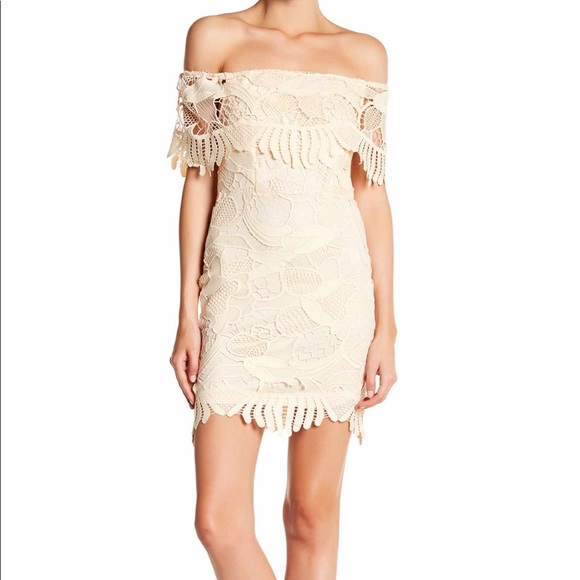 Soieblu Dresses & Skirts - Off the shoulder NEVER WORN